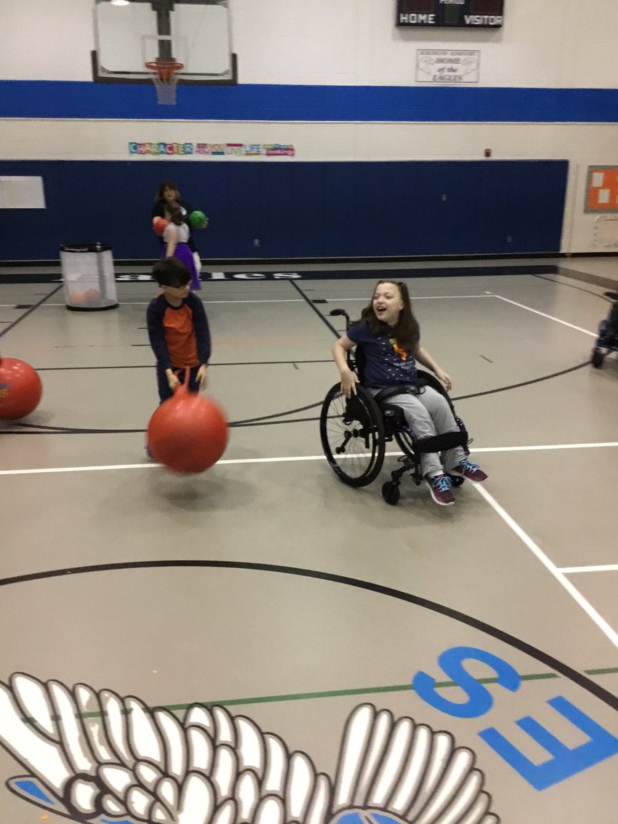 BES_PE's tweet photo. Modified PE Club is off to a great start after our second class this morning! #SeeTheAbleNotTheLabel #MakeADifference #PEForEveryone https://t.co/xybsmaa2FT