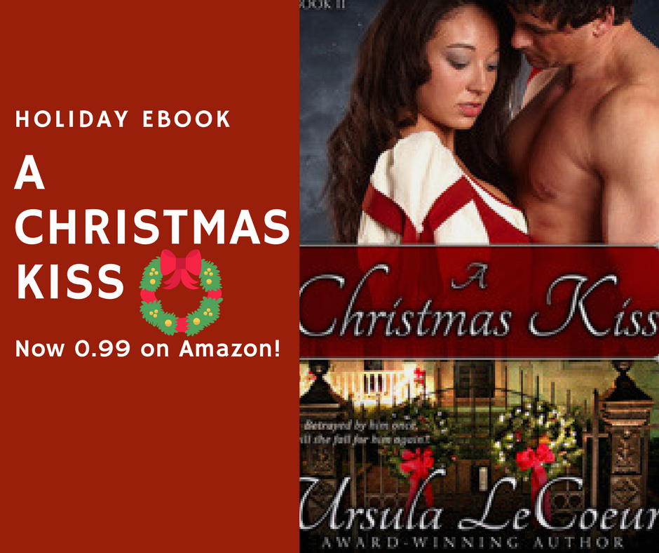 UrsulaLeCoeur's tweet photo. Amazon's Holiday Sale is pricing my novella, A Christmas Kiss for 0.99! Go and buy it in the Kindle store NOW! Perfect for a quick, holiday read as we are getting closer and closer to Christmas. 🎄🎅https://t.co/nF0DVxCreA https://t.co/OCti7UR9Hg