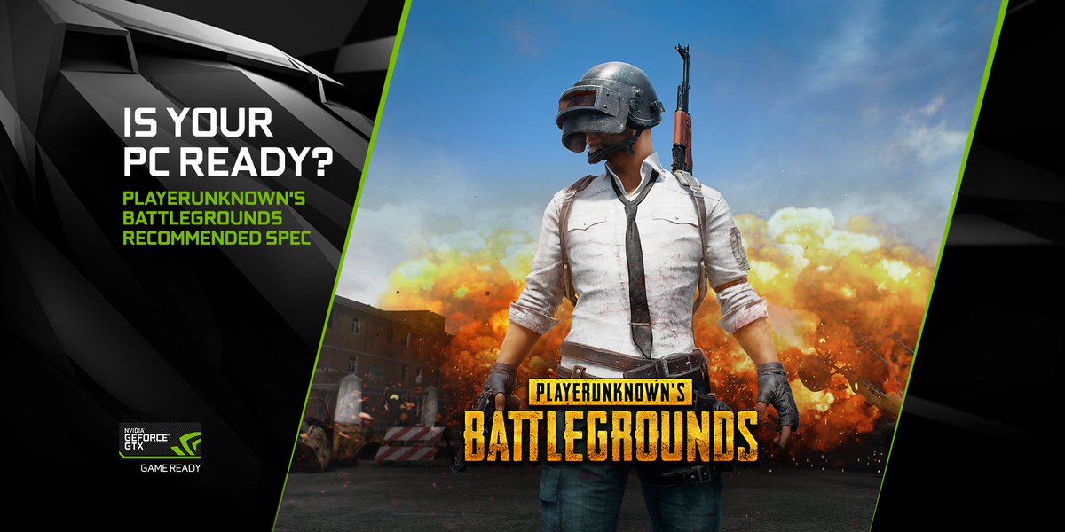 Arkæolog Jernbanestation Krydderi NVIDIA GeForce on Twitter: "Looking to play PUBG at 1080p 60 FPS?  @PUBATTLEGROUNDS recommends a GeForce GTX 1060. Want to crank it up to 4K?  We recommend a GeForce GTX 1080 Ti: