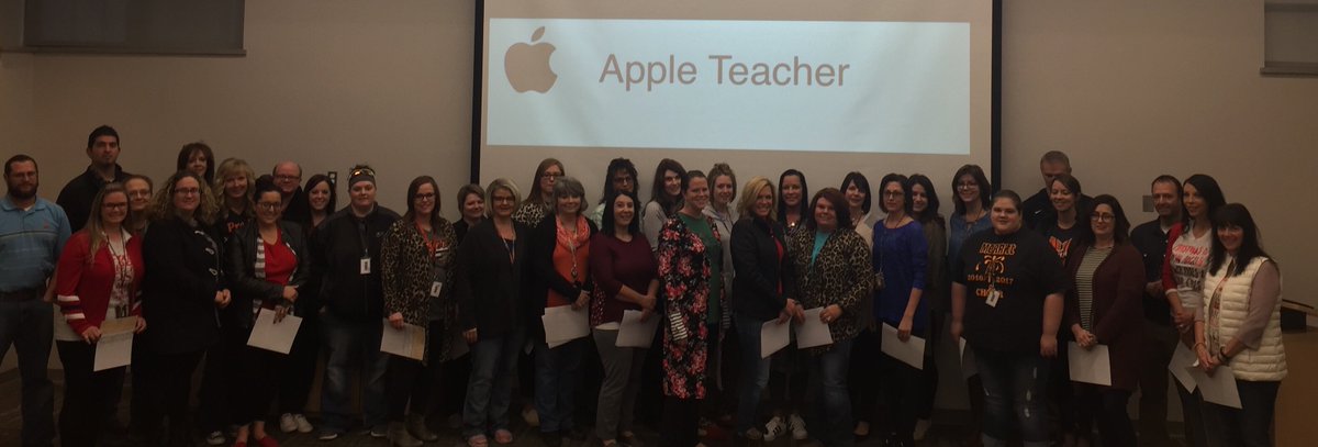 Over 50% of our awesome teachers and admin received $500 checks for completing Apple Teacher certification! #oklaed #appleteacher