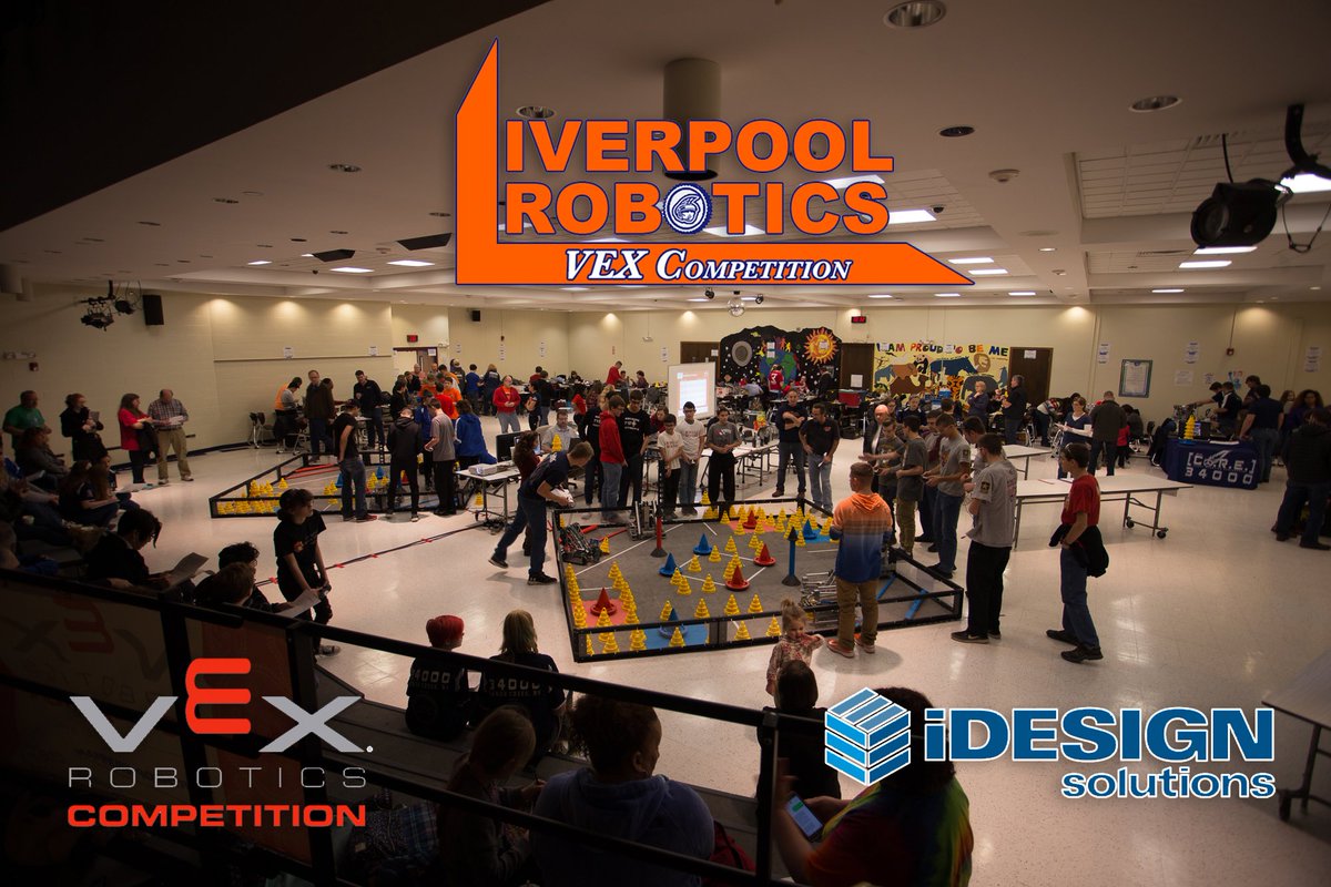 StarkeInd's tweet image. A picture from the 2017 #LPoolVEX @VEXRobotics Competition this past Saturday. Thank you to the 24 teams that made it an awesome event @LCSDreferendum @soule_road @iDESIGNsol! Photo credit @SteinTweeter #LiverpoolLeads #SRMSTechEd