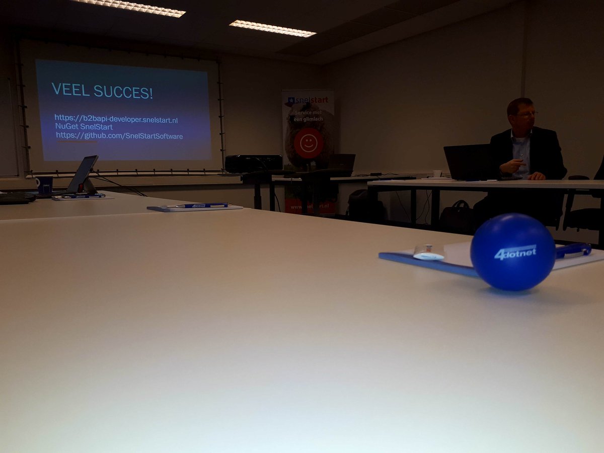 IvoHuizinga's tweet image. Leuke hackathon van @SnelStart in Meppel om #softwarepartners aan te sluiten op onze #API. Een aantal succesvolle services ontwikkelt onder de hoede van developer @salbertwouda. Bedankt @4DotNet voor de goede zorgen.
