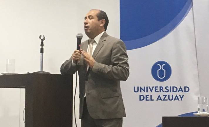 CorteNacional's tweet photo. Doctor Edgar Flores, conjuez nacional, participó con la ponencia "Diligencias preparatorias y providencias preventivas", en el seminario Perspectivas del Sistema Procesal General Ecuatoriano. Azuay-Ecuador. https://t.co/s5FT9JCa5L