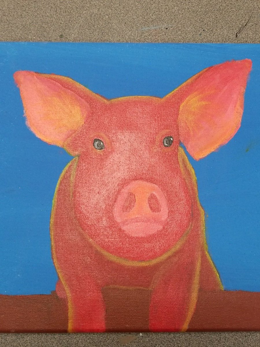 LHS210Wing's tweet photo. Hannah Tubacki's animal painting in Drawing and Painting I! #GoLemont #LHS210art @MrsIdell_lhs210 @MrHennebry_lhs https://t.co/ywQed4vSrM