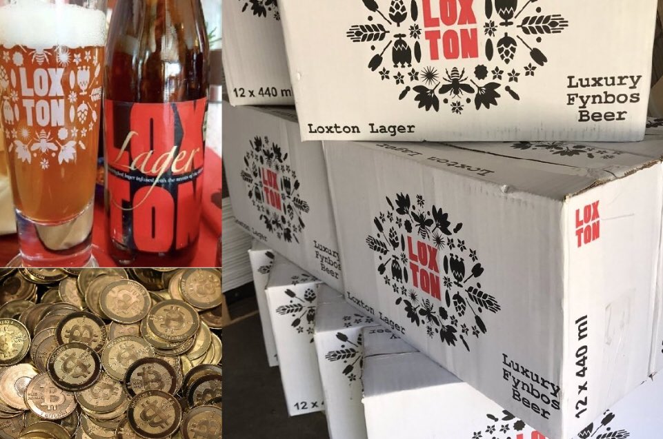 LoxtonLager's tweet image. Buy a case @LoxtonLager for 0.005 @Bitcoin incl express delivery to your door in SA. Ts&amp;amp;Cs #theresalwaysasolution
