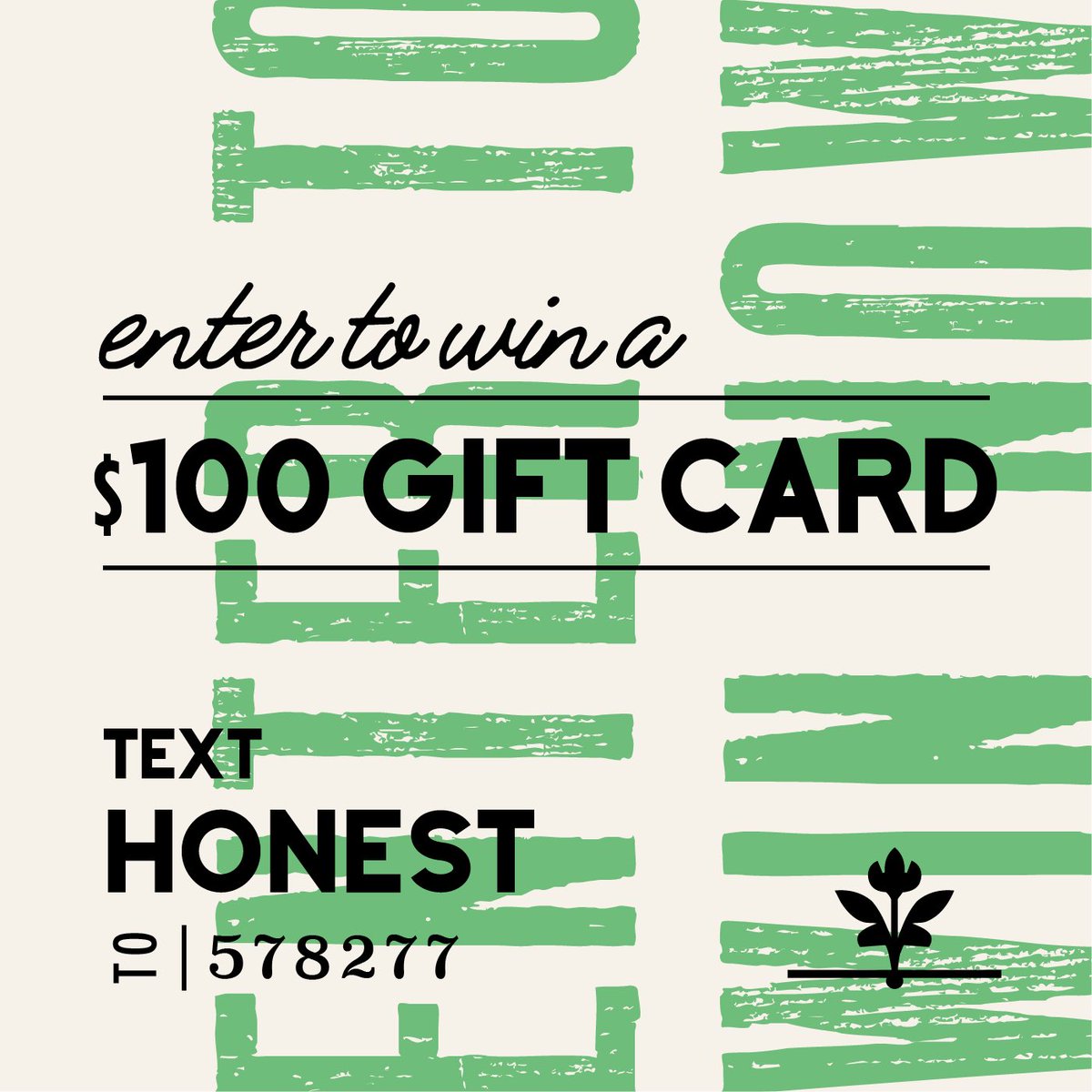 There’s just one day left to enter for a chance to win a $100 Honest Mary’s gift card! A perfect gift for the holidays, or to keep for yourself. 😏 Text HONEST to 578277 to sign up for our new rewards program <a href="/fivestars/">addy ★ misses txt</a>. Deadline is tomorrow at 11 a.m.