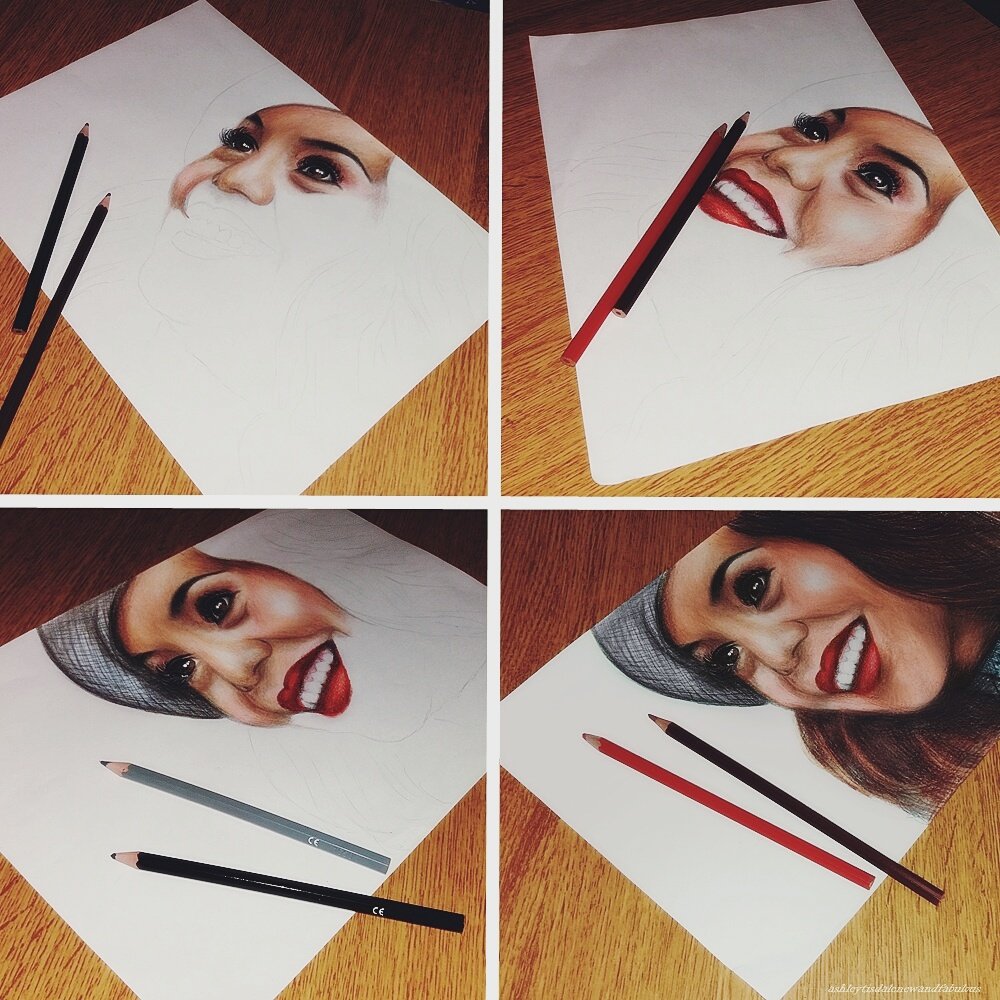 My drawing for VANESSA HUDGENS HAPPY BIRTHDAY love, hope you like it 