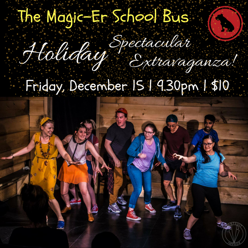 ♪ ♬ ♪ On the 11th day of The Magic-Er School Bus - Holiday Spectacular Extravaganza, Ms. Frizzle gave to me... 11 carbon chains a-bonding ♫ ♪ ♬ #12DaysofMSB See you TOMORROW 9.30pm <a href="/BadDogTheatre/">Bad Dog Comedy Theatre</a>! blogto.com/events/magic-e… #Toronto #improv #MagicSchoolBus #holidays #SCIENCE
