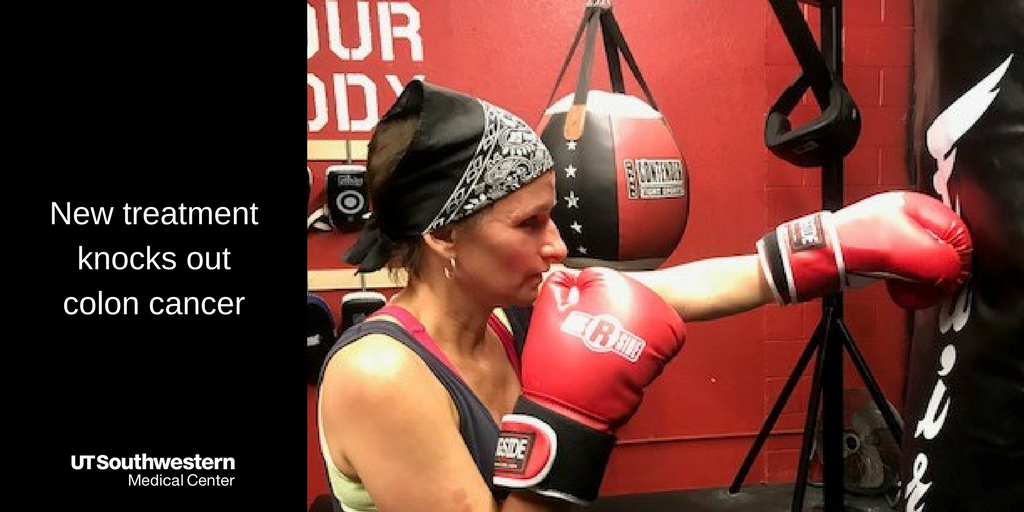 UTSWMedCenter's tweet photo. Stage 4 #coloncancer patient gets #hipecsurgery for another shot at survival & her next #Spartanrace. https://t.co/uA37co4Qqn @hipecsurgery #utsw https://t.co/GXBOIx6iDT