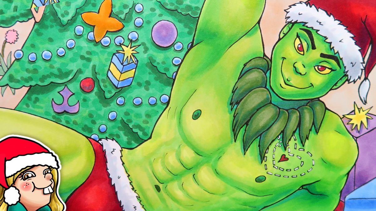 The Grinch, but as a hot guy Arty Advent Day 14 https://youtu.be/kwI3GVZq9v...
