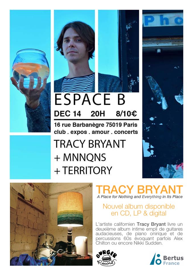 Le concert du californien <a href="/TracyBryantca/">Tracy Bryant</a> c'est ce soir à l'@EspaceB ! Toutes les infos sont ici : facebook.com/events/1448128…