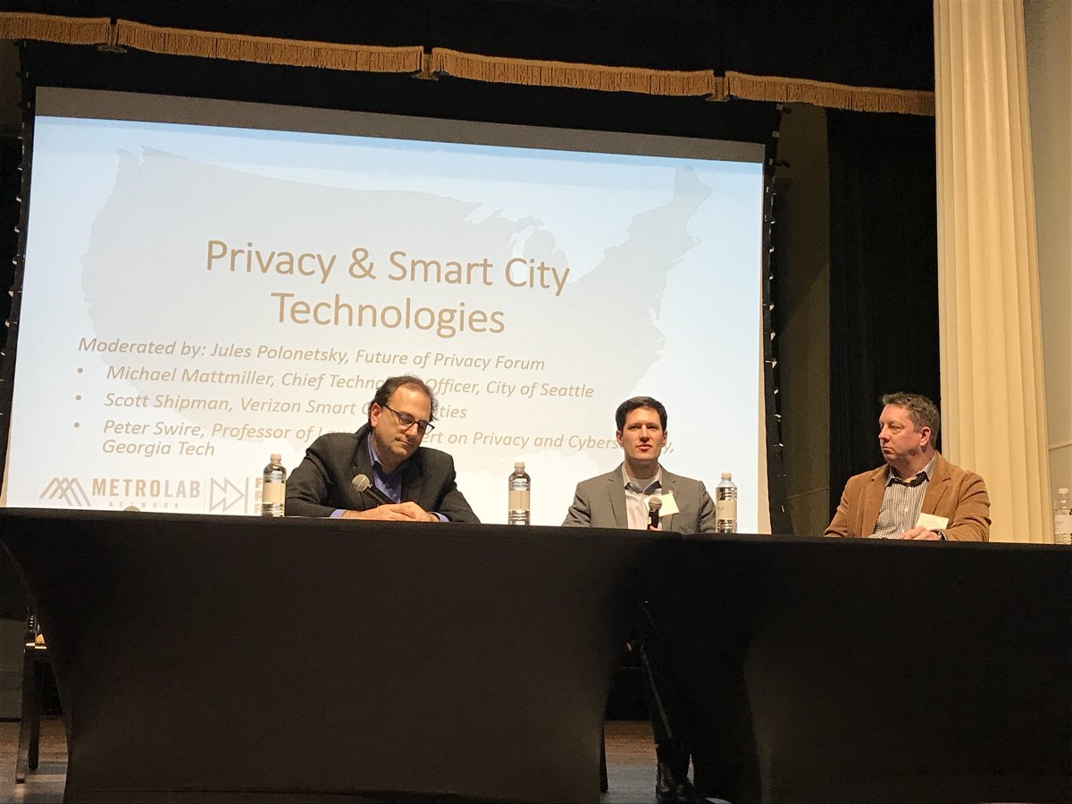 hvbhatt's tweet photo. @MetroLabNetwork coveting many smart cities bases at #MetroLab2017 event. A robust discussion on privacy with @JulesPolonetsky @Seattle CTO. https://t.co/dgjr5jKDHE