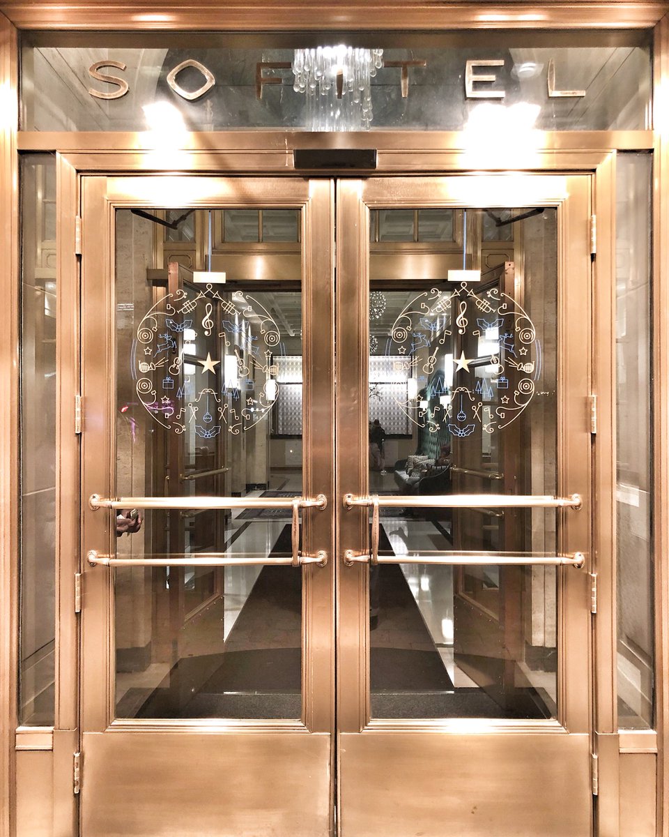 SofitelDC's tweet photo. Behind these doors, a Christmas melody takes shape! #artdenoel #feelwelcome #sofiteldc #achristmasmelody https://t.co/cuihMWp3sQ