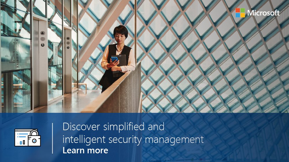 Discover how #MSFT applies #data intelligence to strengthen your organization's #security and keep data safe. Learn more: https://www.microsoft.com/en-us/security/management?wt.mc_id=AID625633_QSG_SCL_211450