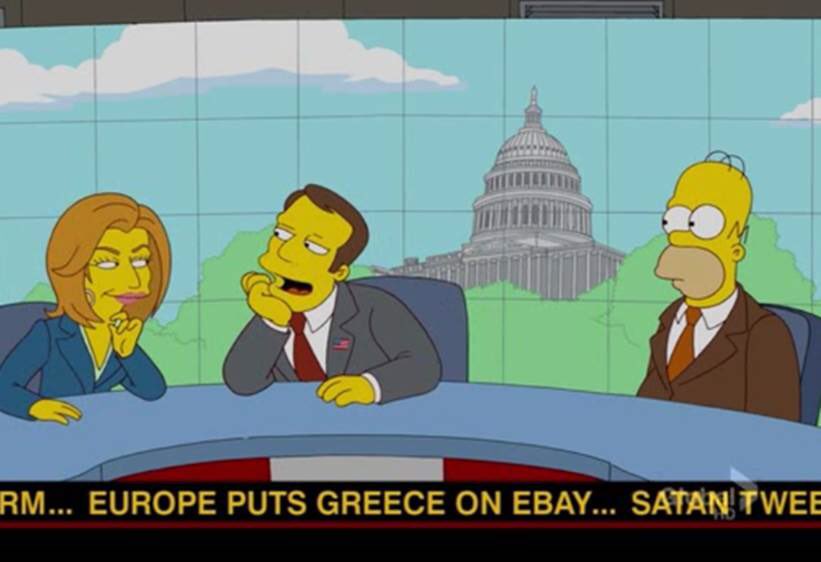 Simpsons predictions
 
Disney/Fox: 19 years before takeover.
Trump: 16 years before his presidency.  
Greece: 3 years before it defaulted.