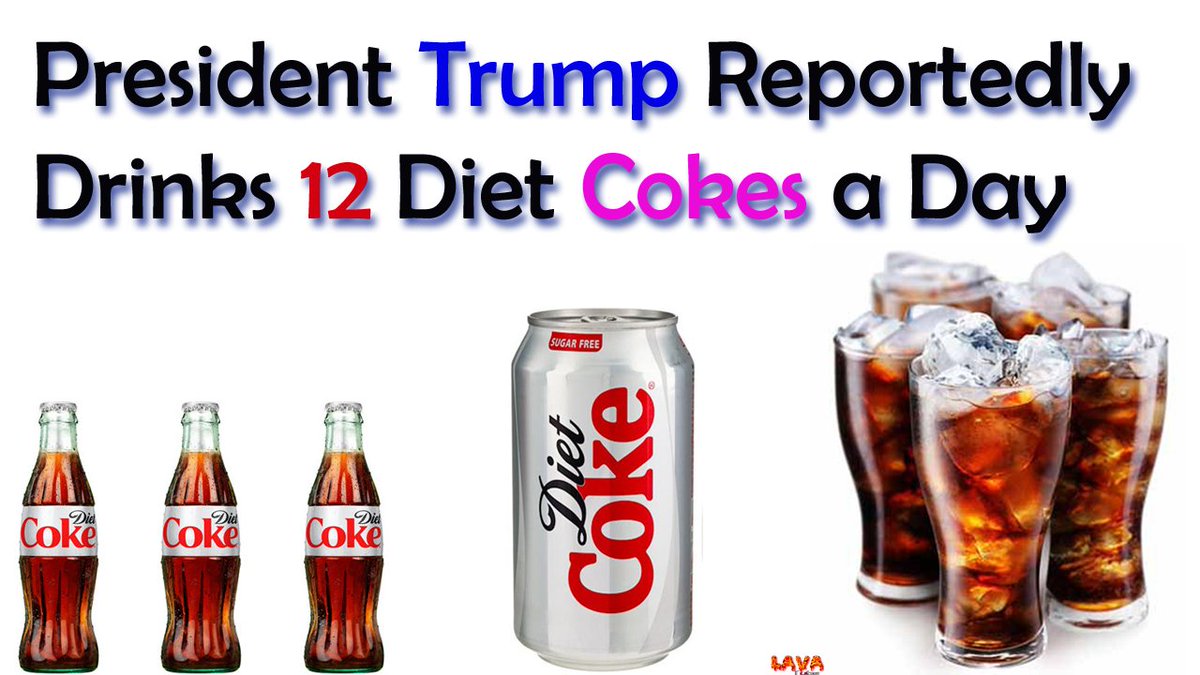 lavaatube's tweet photo. USA #President #Trump Reportedly Drinks 12 Diet Cokes a Day - Here’s What Happens to Your Body!!
This is what happens to your body when you drink 12 #Diet #Cokes in one day, like Trump!! 🤡 https://t.co/mCt8W44dOd 😋 #healthtips https://t.co/RBYI1UJWxm