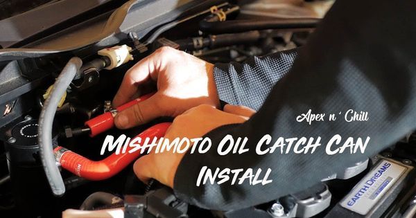 Chill install for 2017 Civic EX-T Oil catch can by Mishimoto. #Honda #civic #hondacivic #hondalife #hondalove #car