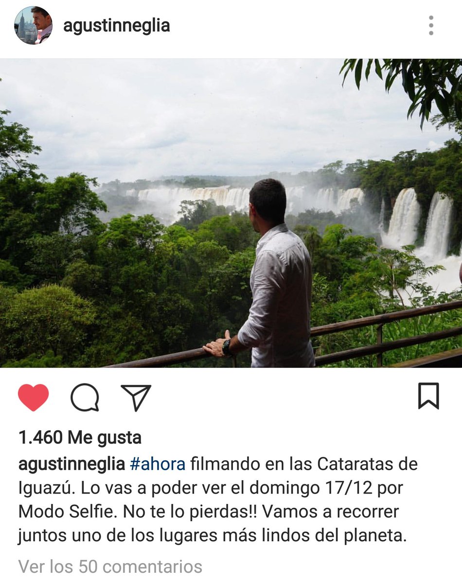 arruajm's tweet photo. Este #Domingo a las 23:59, por la pantalla de @AmericaTV, #Misiones se muestra en @ModoSelfieTv. Gracias @agustinneglia por visitarnos y compartir nuestro Destino con el mundo entero. #Turismo #TodosTenemosMisiones https://t.co/Vc5gEFjQWL