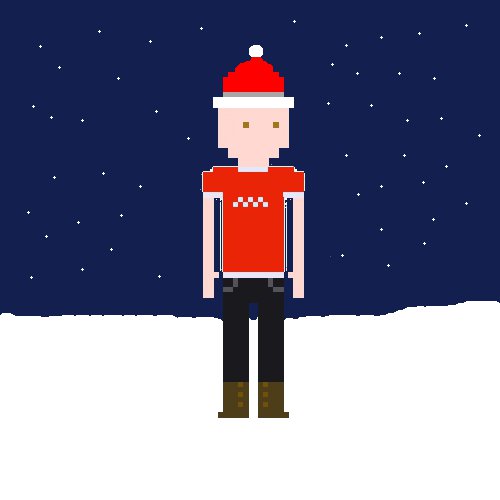 unseaworthing's tweet photo. It's the 14th of December and I've not put my #8BitMe Christmas Avatar on Twitface til now ...๐ฎ https://t.co/GwMy4ODAYl
