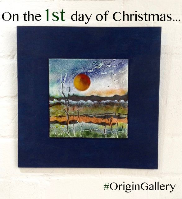 OriginGallery's tweet photo. On the first day of christmas my true love sent to me: A Summer Sun Art with trees... buy online now!

#12daysofchristmas #GaliahAmit #christmas2017 https://t.co/DveeCe1kNQ