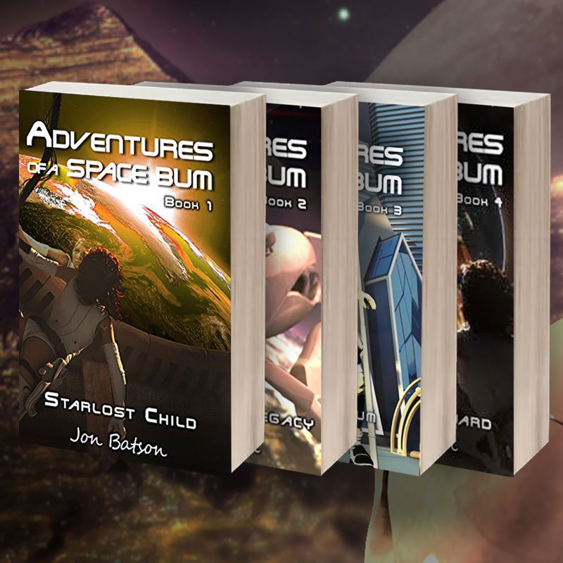 JonBatson's tweet photo. Know a #sci-fi reader? Consider this 4-book gripping series for your holiday gift giving. https://t.co/xpcwviGozu
