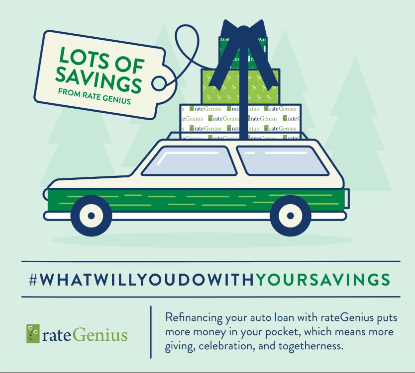 JCLH825's tweet photo. rate genius saved me $50 a month 😀 #WhatWillYouDoWithYourSavings? #rategenius https://t.co/YSaQehCIbQ