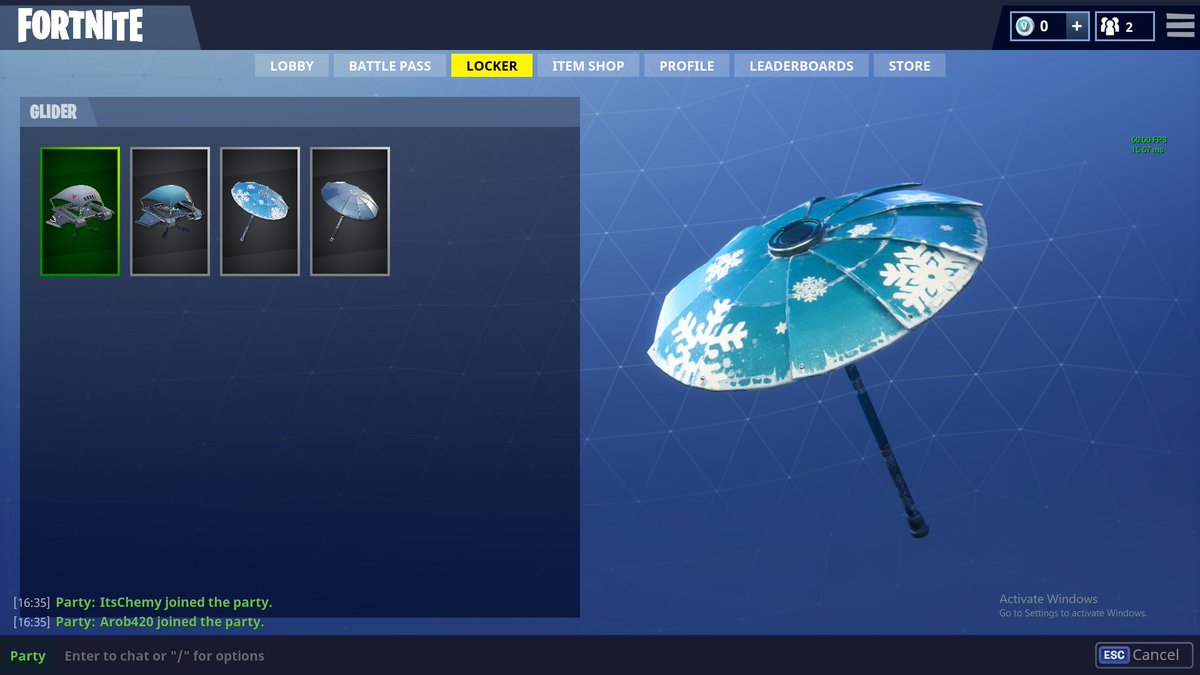 How to get the umbrella in fortnite How to get the umbrella in fortnite