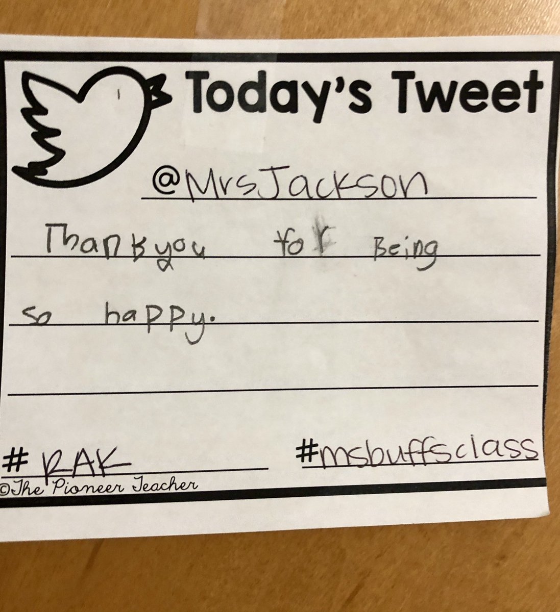 A_TeamJackson's tweet photo. We have some thoughtful 3rd Graders @NCCAElementary! I received 2 #NCCAErandomactsofkindness today on my door😊. Thank You @LGoude_NCCAE and @GBuff_NCCAE https://t.co/ChYh8I2oNP