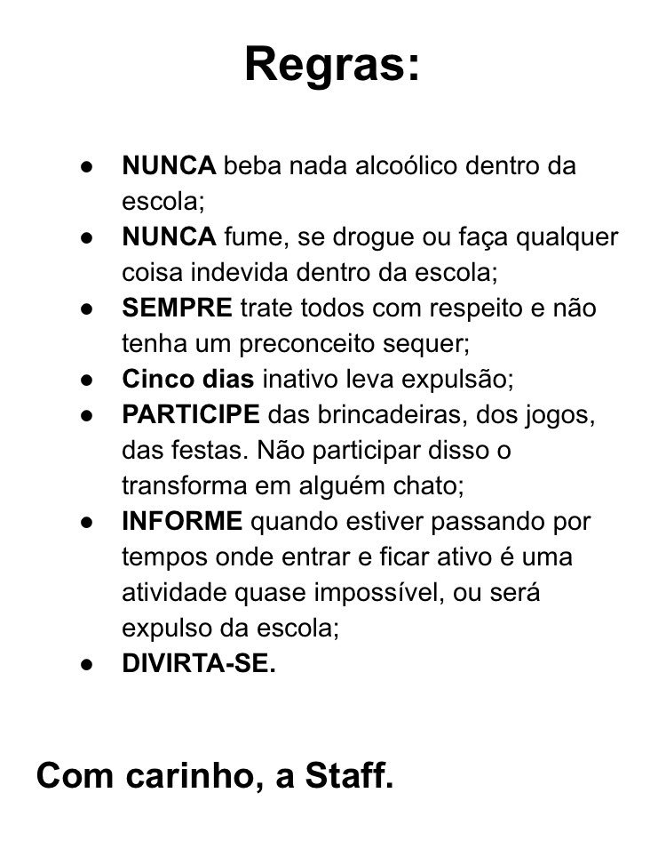 ColegialRp's tweet photo. Regras: https://t.co/N2JnwxxZcE