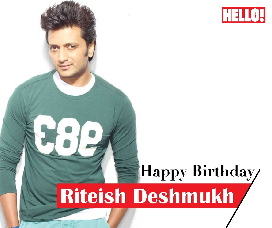 HELLO! wishes Riteish Deshmukh a very Happy Birthday   