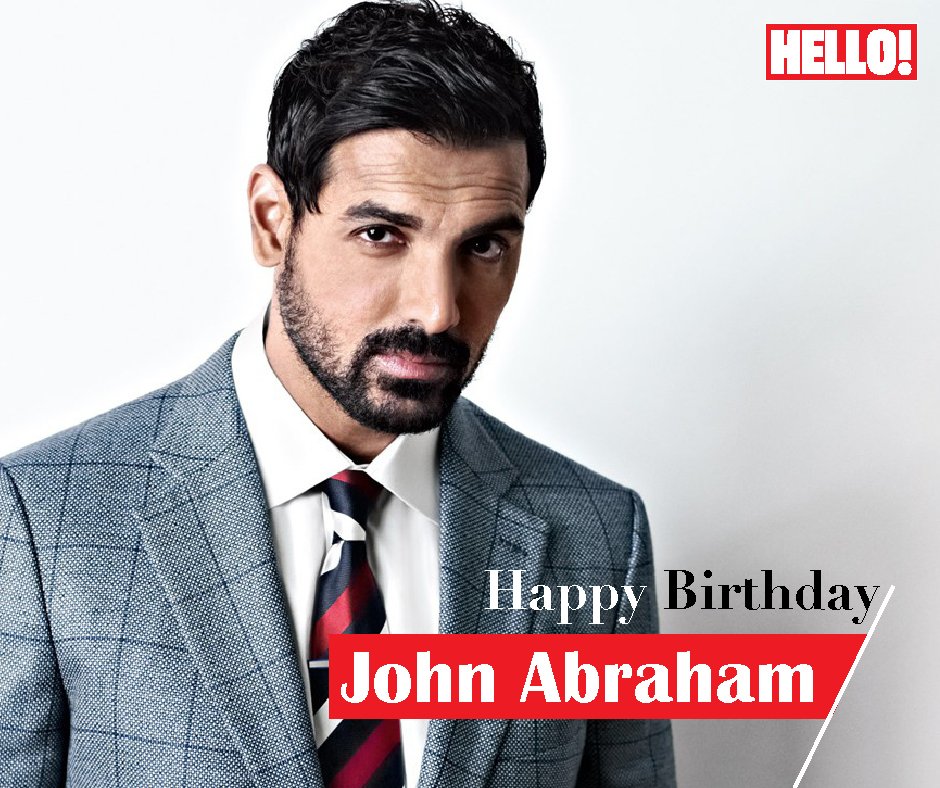 HELLO! wishes John Abraham a very Happy Birthday   