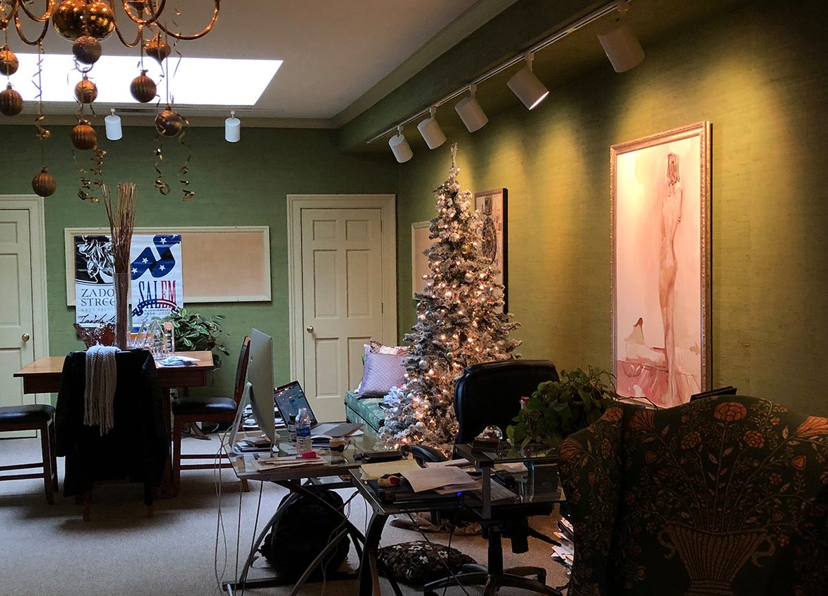 Sourballpython's tweet photo. Inspired by the #WeatherOutside. A little #HolidayDecorating going on at #Sourballpython offices... https://t.co/7CxjUbQMnx