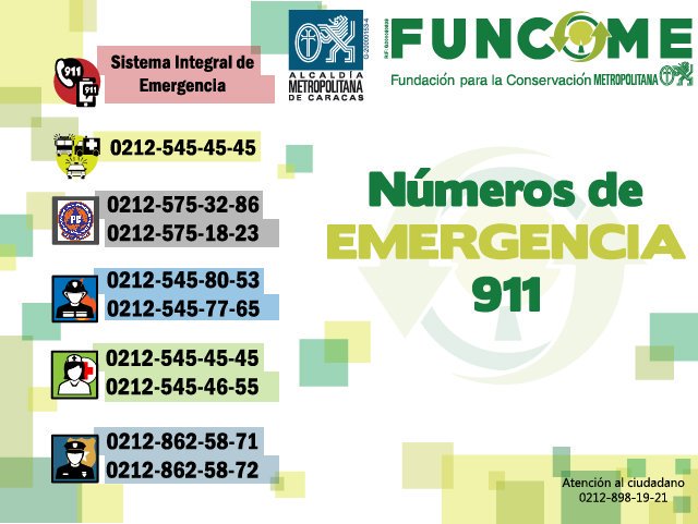 AMCFuncome's tweet photo. En #FUNCOME te recordamos que ante cualquier emergencia en tu comunidad puedes comunicarte con los siguientes números https://t.co/QlZbO3bU6Z