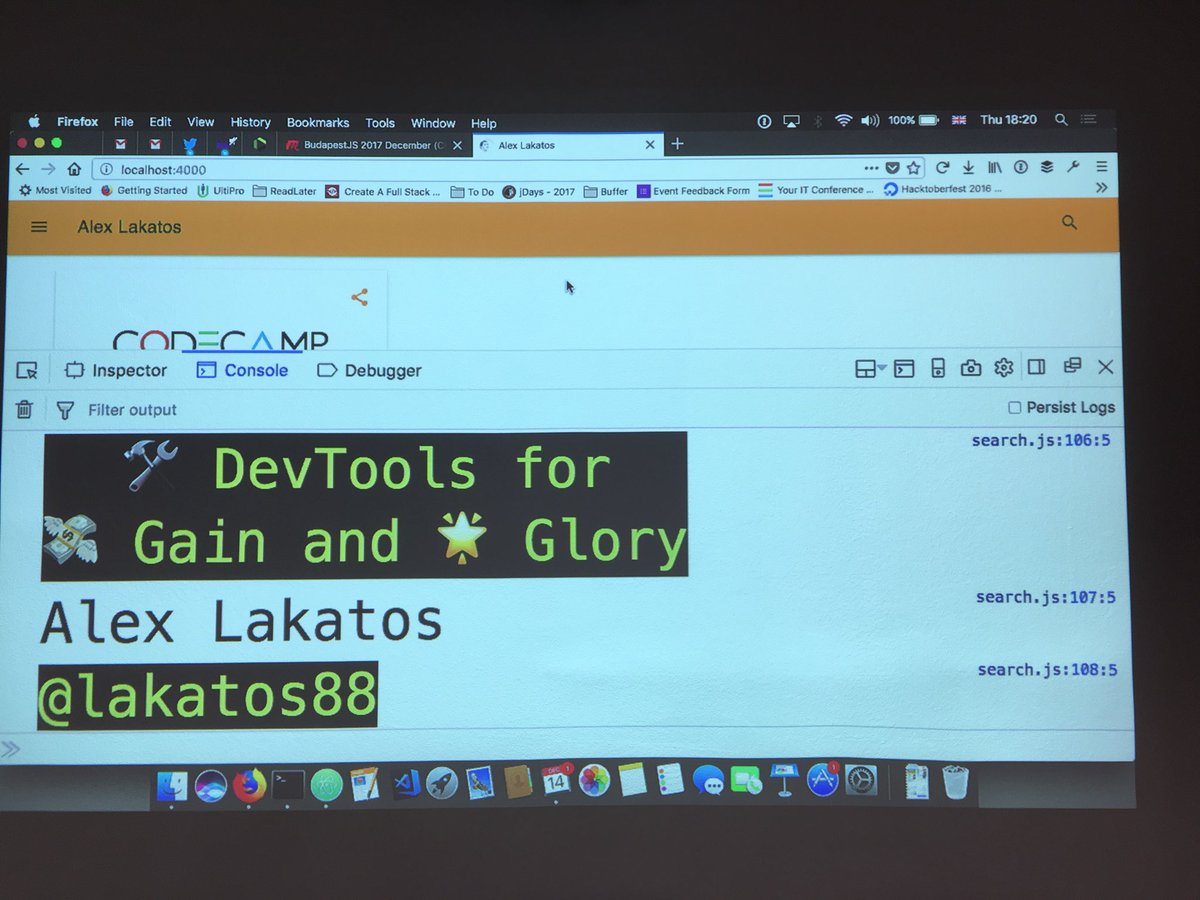 VonageDev's tweet photo. Looks like @lakatos88 is getting ready for his talk at @budapestjs. A little birdie told us he has @Nexmo stickers and coupon codes for you. Ask him anything! https://t.co/tZWfa3eJqJ