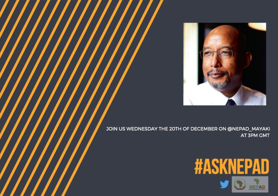 NEPAD_Mayaki's tweet photo. Do not miss our debate on Twitter, next Wednesday the 20th at 3pm GMT. We will discuss how regional integration can boost Africa's industrialisation. #ASKNepad #TheAfricaWeWant @NEPAD_Agency https://t.co/vRae5bG3M1