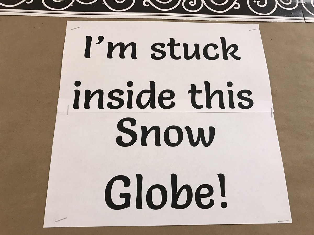 ChristanMartin5's tweet photo. WPES #CBG3rd graders are speaking my language! Ready for snow! "Stuck in a snow globe" stories and snowflake engineering challenge! @ccps_gifted @WPESPrincipal https://t.co/OnWMtIXHim