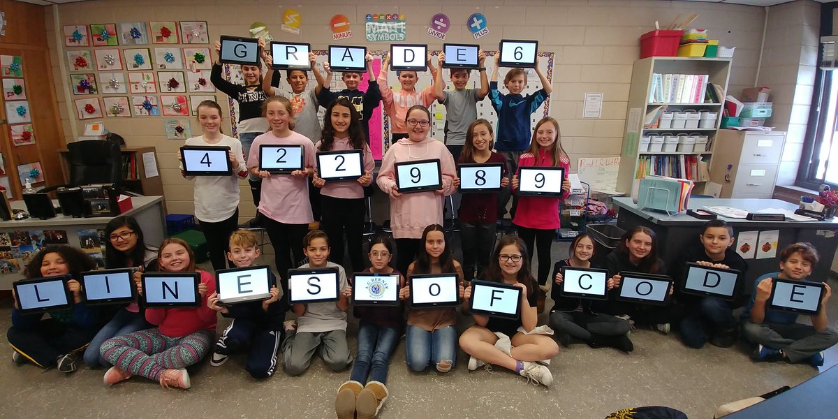 savoca_john's tweet image. #HourOfCode2017 #BernerMS101 Berner 6th Graders wrote 422,988 lines of code!!! @tferreiramsd @BernerChiefs @dmammolito