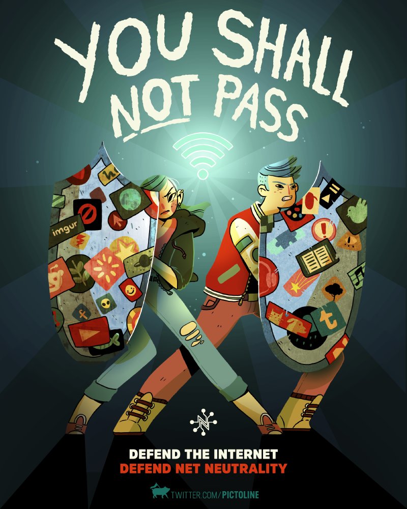 pictoline's tweet photo. En Estados Unidos se está votando el fin o continuidad del #NetNeutrality y el resultado podría poner en juego el futuro del internet en todo el mundo.

Resist, US! 💪 https://t.co/KOd6chVhN0