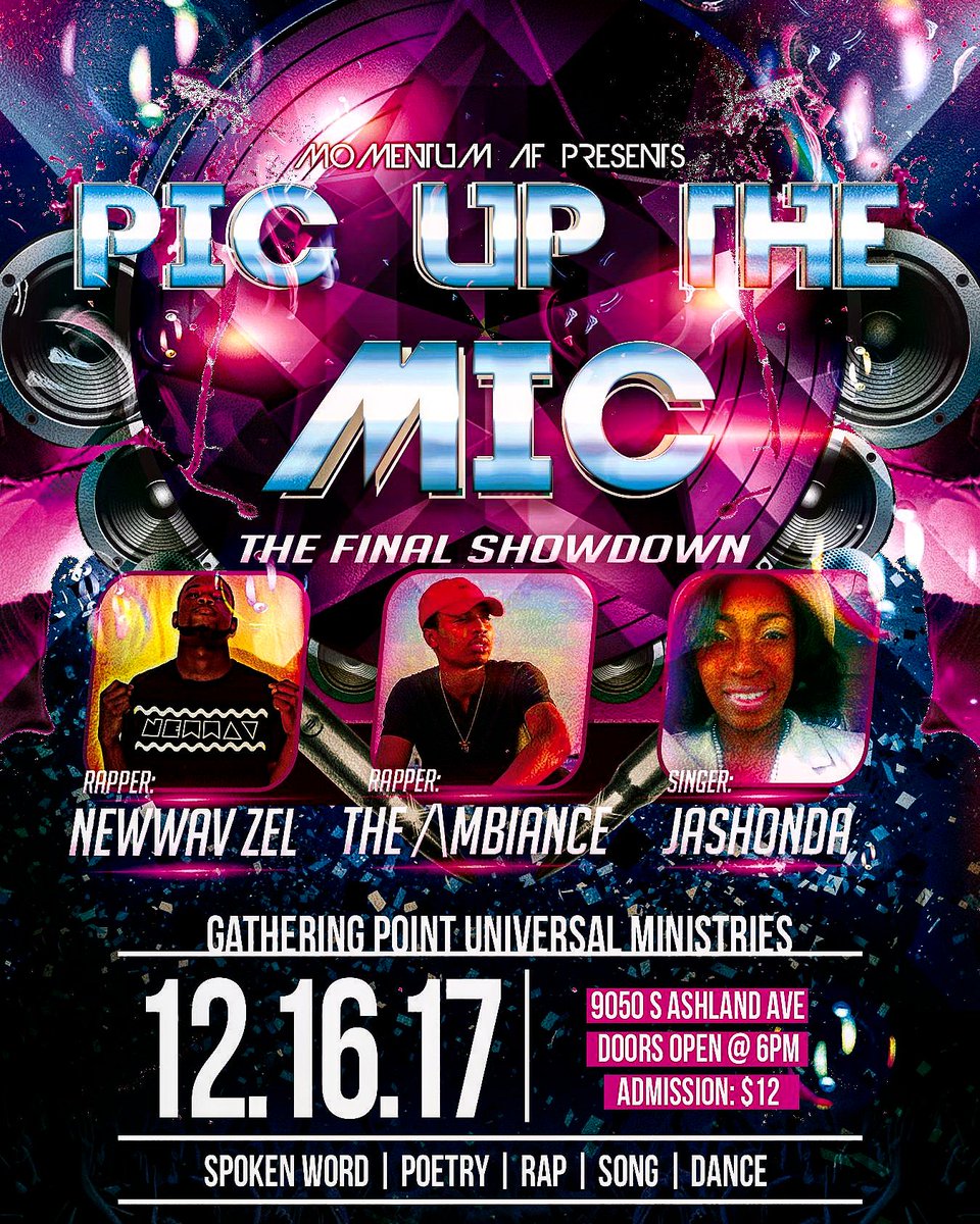 MomentumAF's tweet image. Do you have a Content Currator on your team? 

Check out our open Mic flyer! 

#smm #snowday #littyaf #openmicchicago