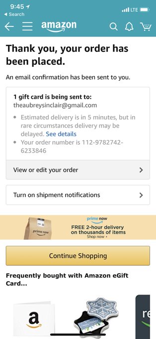I just sent @AubreySinxxx a 50$ amazon gift card to aid in her donations to the less fortunate this Christmas<a class="tags" target="_blank" title="On Twitter" href="/?out=eyJ0eXAiOiJKV1QiLCJhbGciOiJIUzUxMiJ9.eyJpYXQiOjE3MjA4OTQyOTgsImlzcyI6InR3cG9ybnN0YXJzLmNvbSIsIm5iZiI6MTcyMDg5NDI5OCwiZXhwIjoxNzUyNDMwMjk4LCJyZWRpcmVjdF91cmwiOiJodHRwczovL3R3aXR0ZXIuY29tL0F1YnJleVNpbnh4eCJ9.kKdy--luc8Y1wI6qxx0wqBIK-pT4xY5TYPELgbe08WnCfm2n84Um1tzhgmKzexynKptHdfc8-aIvn5UWFmeN1Q">@AubreySinxxx</a><a href="/tag/forthekids"class="tags"><span>#forthekids</span></a>