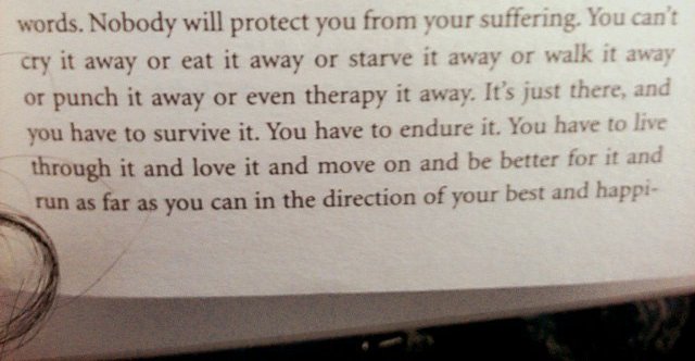 thesurrealthing's tweet photo. Its jus there . you have to live through it n love it n be better for it . ❤ #lessonly @CherylStrayed https://t.co/fN8FYeHS5f