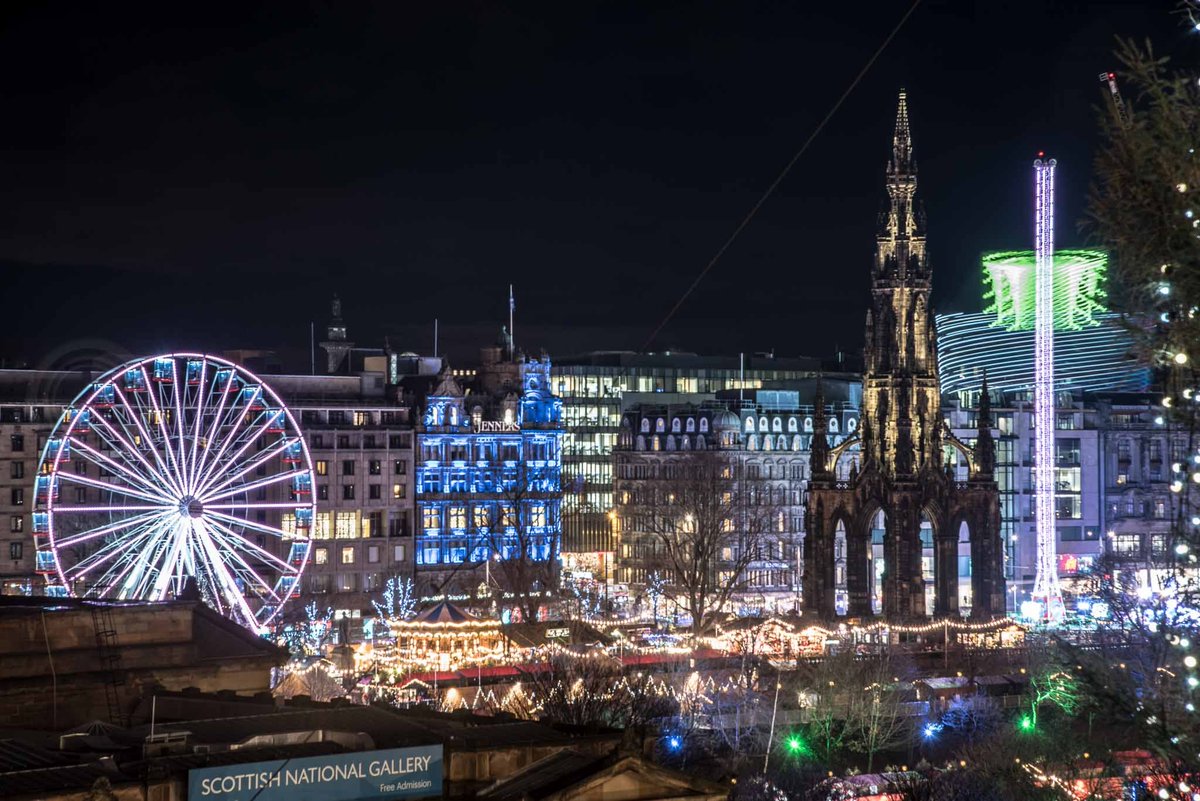 The view from The Mound #Edinburgh #edinburghchristmas