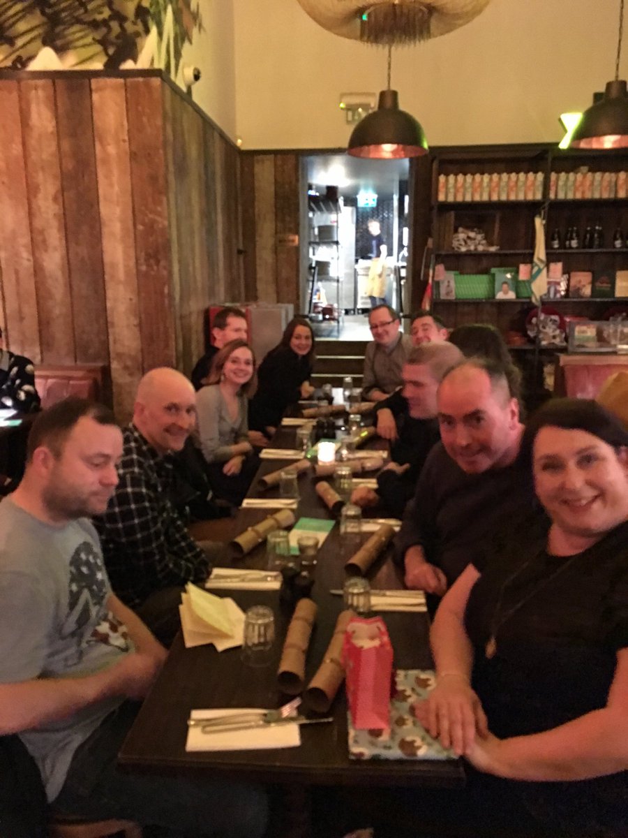 theactualpolson's tweet photo. This is what a #teamlangcat looks like (minus @langcatsam) and the real boss (not me). Note infinitely patient expression of @Terry_Huddart. https://t.co/oCq2AJKVj2