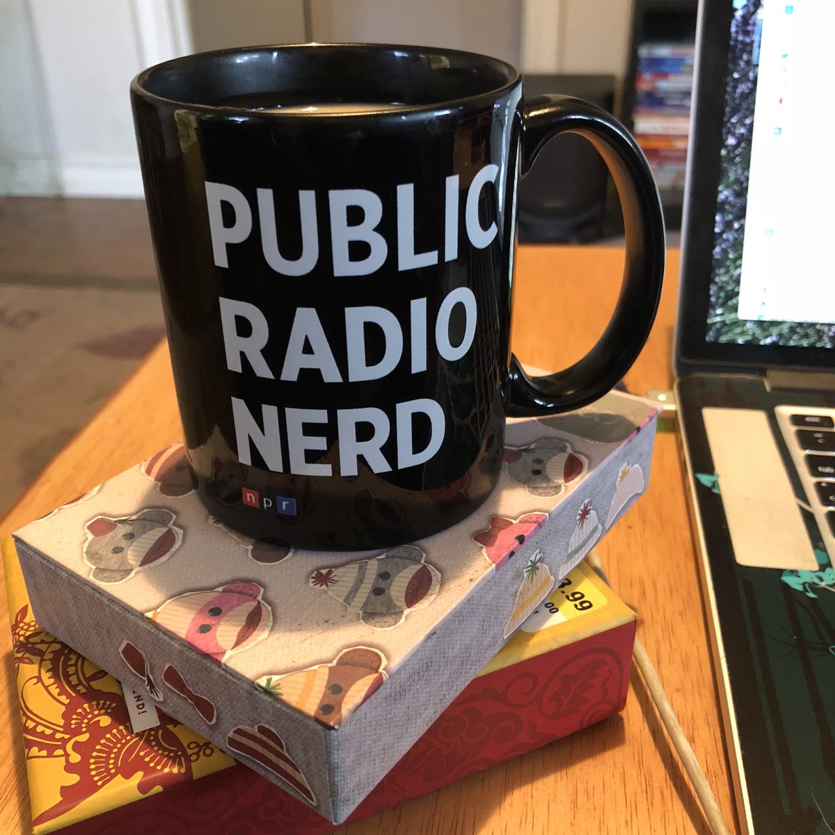 kikididitdesign's tweet photo. Love my new coffee mug I got at the first Coffee with KERA book discussion @halfpricebooks thanks @keratx #coffeewithkera #halfpricebooks #books #coffee #publicradio #KERATx https://t.co/EIkWAGKODf