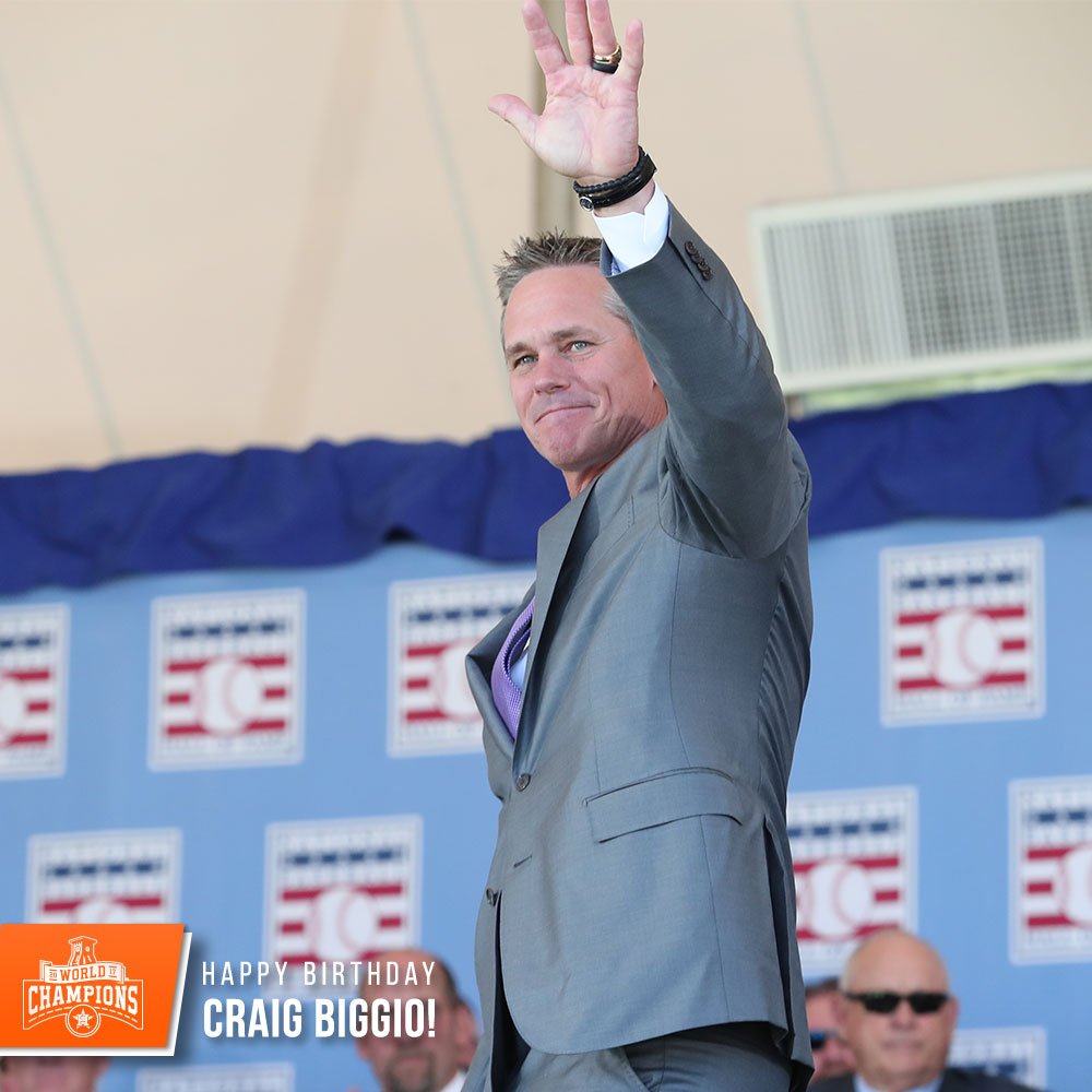 Happy birthday to legend, Hall of Famer Craig Biggio! 