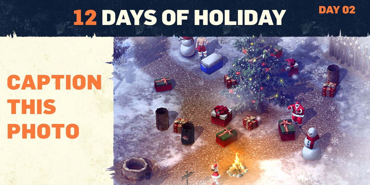 Even in Durango: Wild Lands we celebrate the holidays. Caption this photo! #12DaysofHoliday #Day2