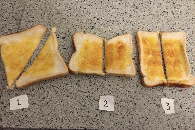 coolradio945's tweet image. #RandomTopic - How do you cut your #toast? Is there a 4th way? Do you even cut it at all? (Yes, this is what people are talking about on the #internet.) - @ChrisFudali

(Via: )