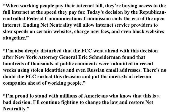 RepCicilline's tweet photo. Rep Cicilline slams FCC decision to end #netneutrality https://t.co/qIzb0HRsDd