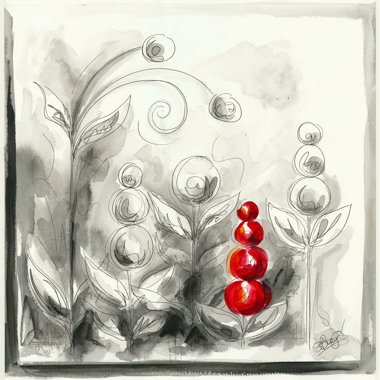 We're loving these 'monochrome with a twist' abstract flowers!   available to buy now with guaranteed delivery before Christmas! Each print comes with your choice of frame and mount. susanleigh.co.uk/collections/ab…