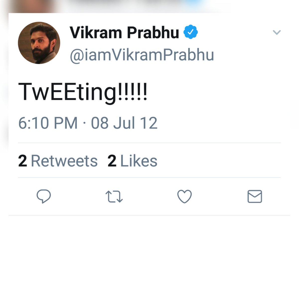 just4_Vik's tweet photo. @iamVikramPrabhu My last tweet 4 Kumki day 😍..sure 2 sum up ur ♥️ly travel from 🐘Kumki to 🔥Neruppuda. Ur dedicated work  is always Unique n Gr8ly admired n Determination rocks! Thanks forever for being Our Vikram Prabhu, the Sweetest Star.🙏 #EverAmazing😍 #Rockforever 😜💕 https://t.co/JQm6me4I8O